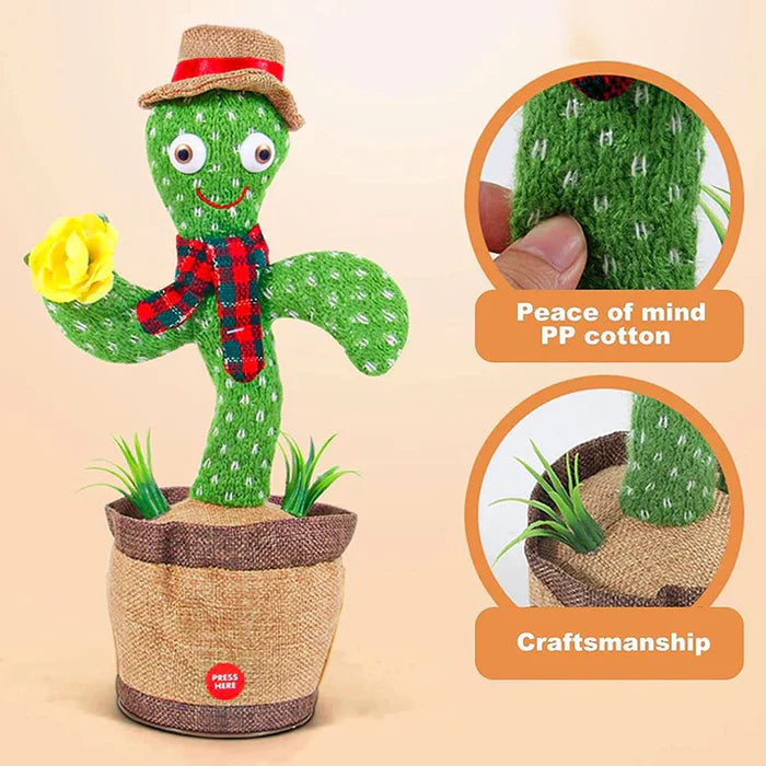 Cute Dancing and Talking Cactus Toy - image 4