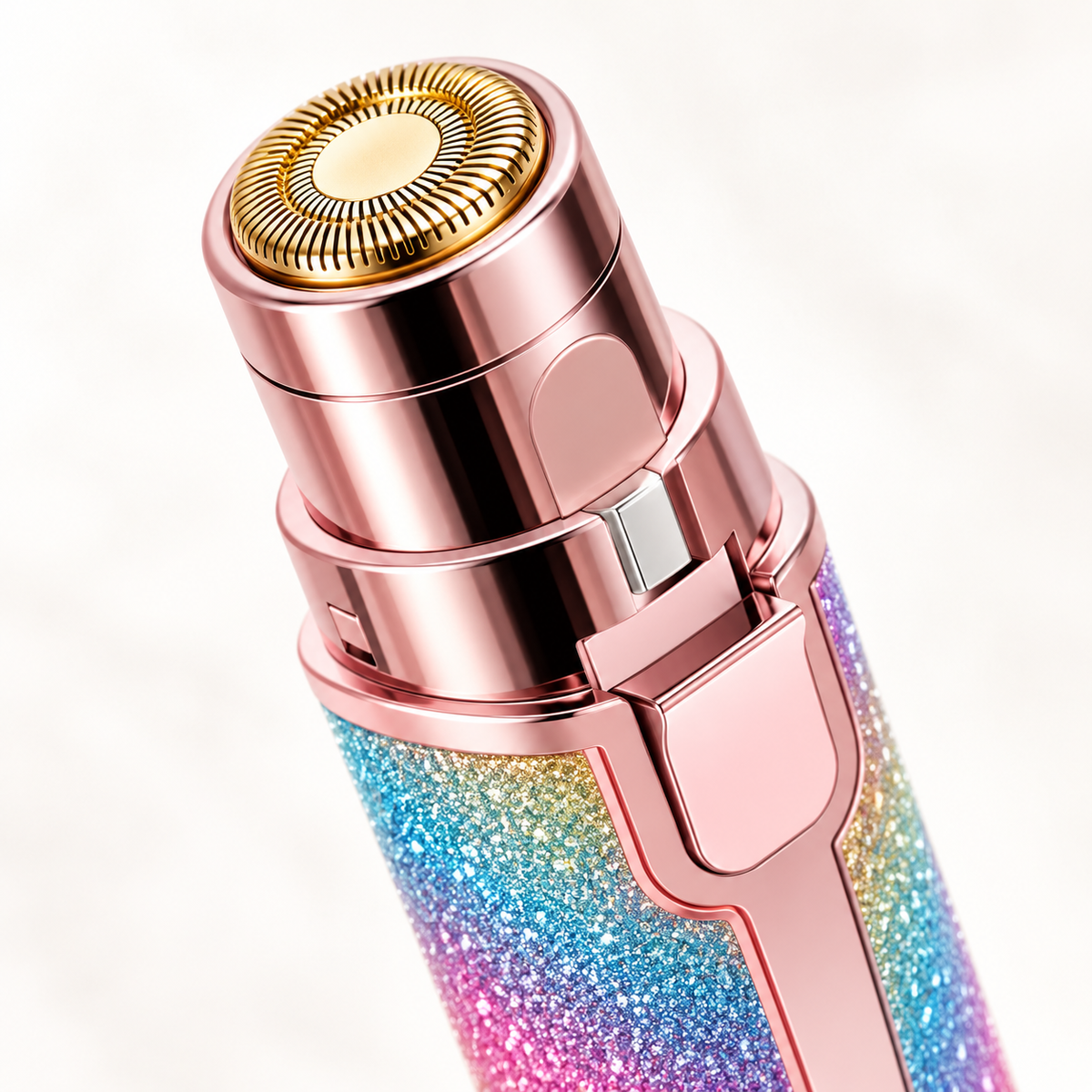 2 in 1 Flawless Eyebrow & Facial Hair Trimmer – USB Rainbow