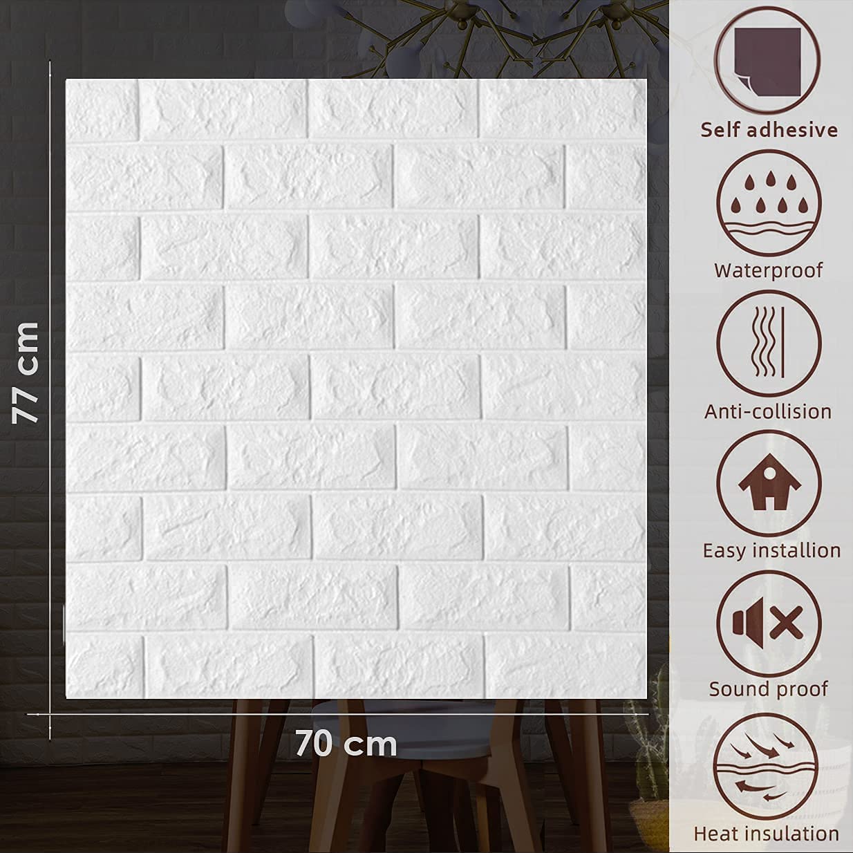 3d Formic Water Proof Brick Sheet - image 2
