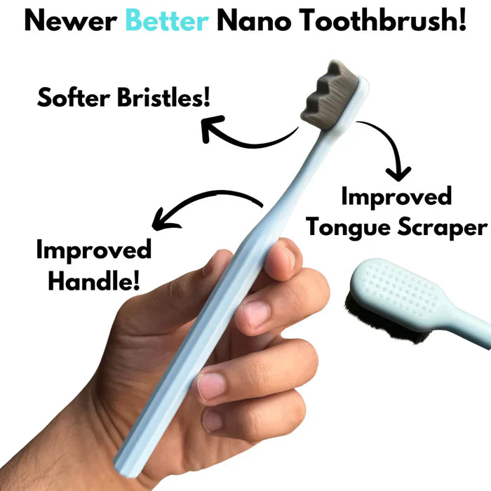 Extra Soft Toothbrush , Ultra Soft-bristled Adult Toothbrush Micro-Nano 20000 Floss Bristle - image 6