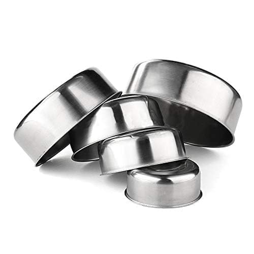 Stainless Steel Food Storage Containers Set of 5 | Kitchen Storage Boxes with Lids
