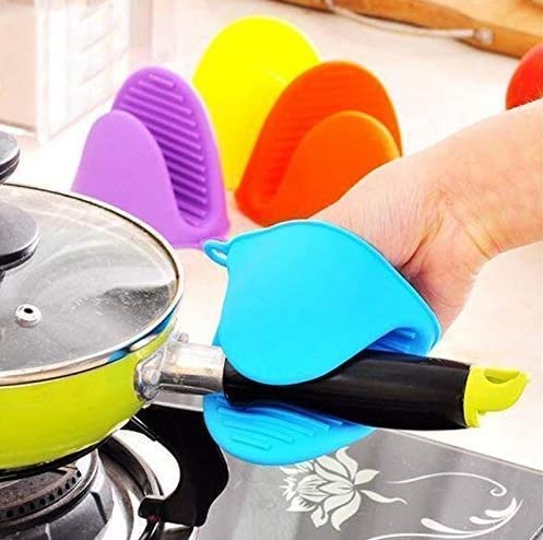 Silicone Heat Resistant Cooking Pinch Mitts, Microwave Oven Hand Gloves