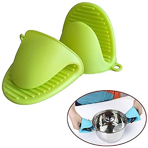 Silicone Heat Resistant Cooking Pinch Mitts, Microwave Oven Hand Gloves