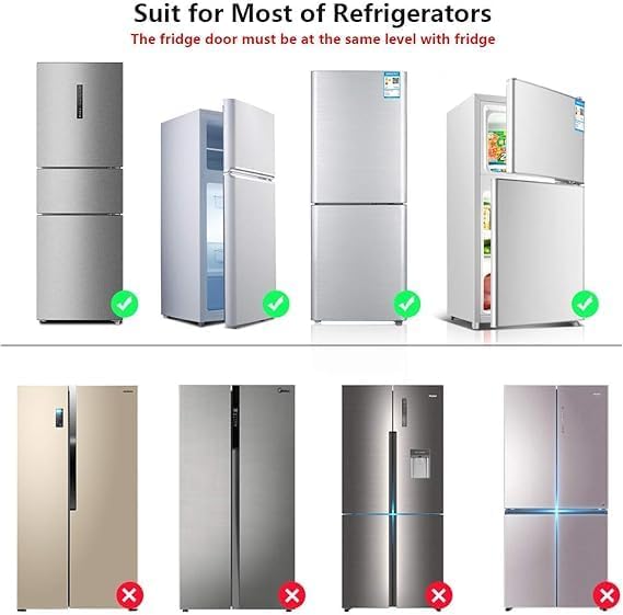 Refrigerator Door Lock Prevent Children from Opening Easy to Use and Install Without Tools or Drill - image 8