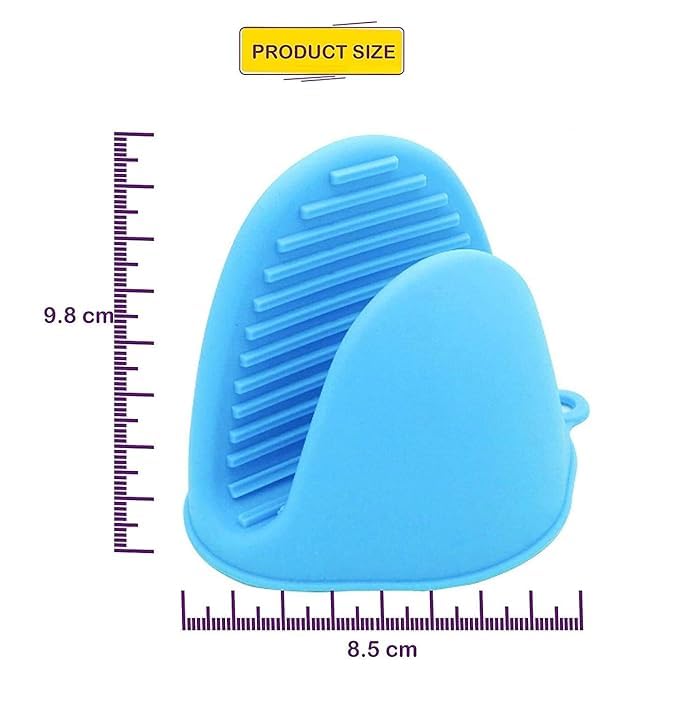 Silicone Heat Resistant Cooking Pinch Mitts, Microwave Oven Hand Gloves