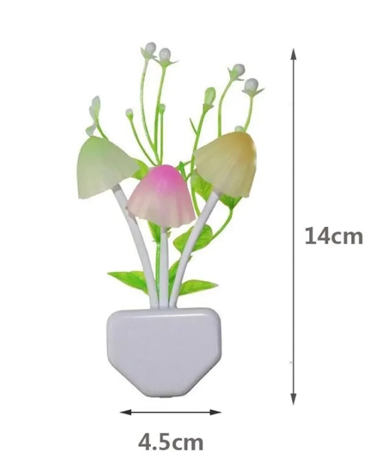 Mushroom Shape LED Magic Night Lamp with Automatic Off/On Smart Sensor
