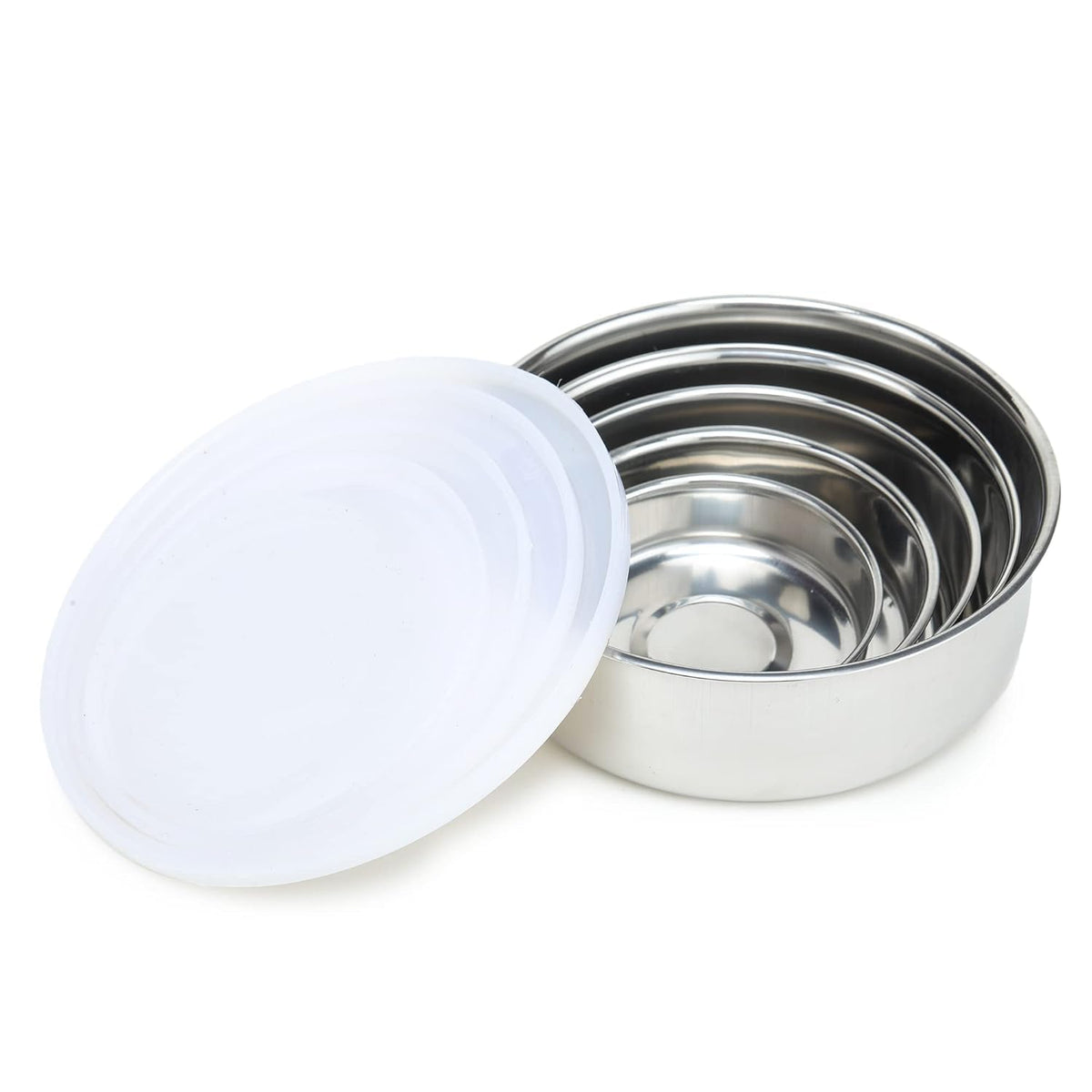 Stainless Steel Food Storage Containers Set of 5 | Kitchen Storage Boxes with Lids