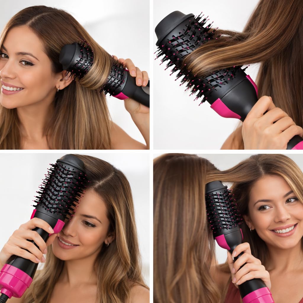 Hot Air Brush for Hair Blow Dryer Volumizer Straightening & Styling - image 4