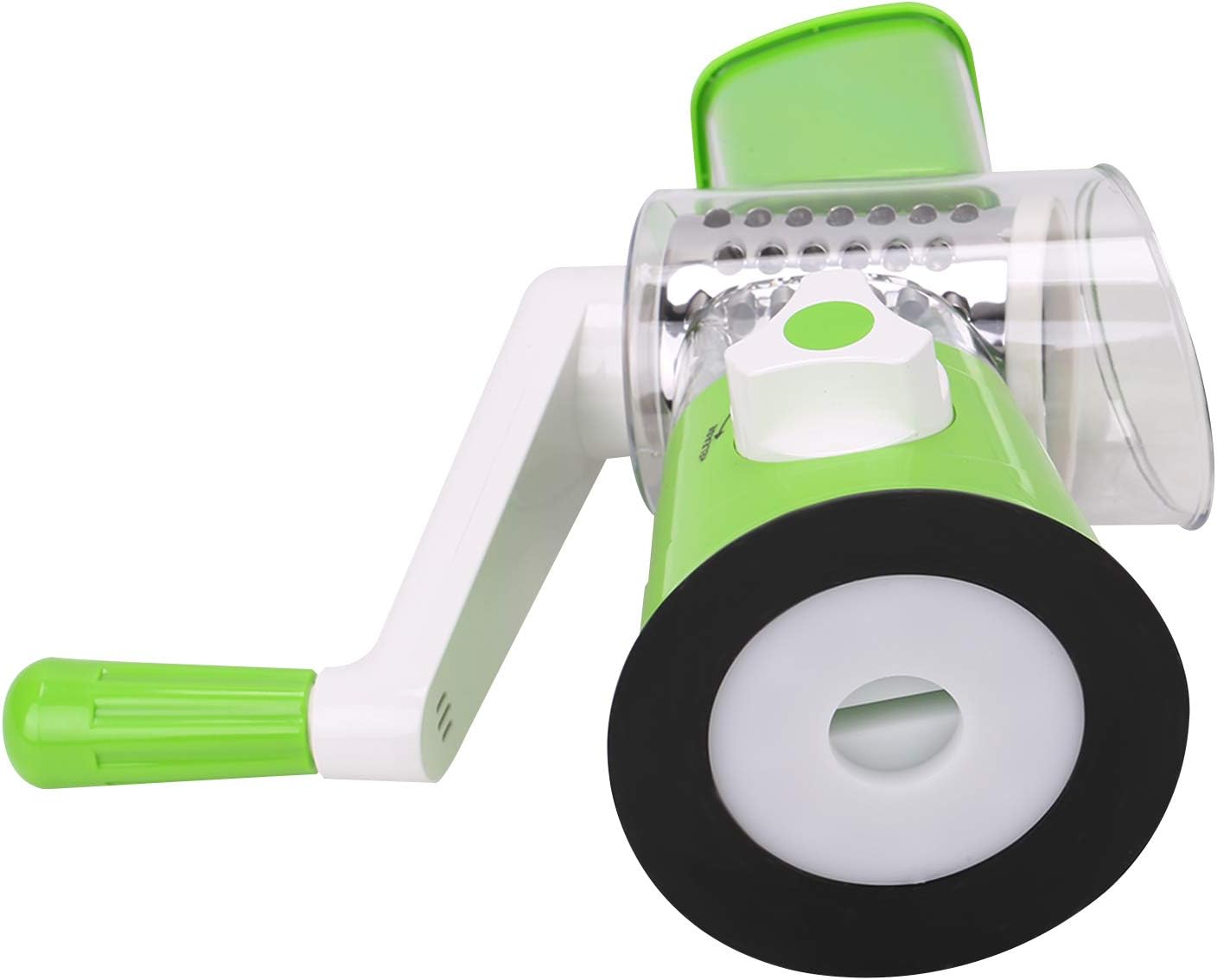 Manual Tabletop Drum Cheese Grater, 3 in 1 Rotary Shredder Slicer Grinder for Cucumber Nut Potato Carrot Cheese - image 7