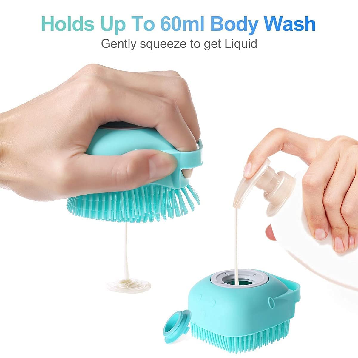 Bath Brush - Sponge with Soap Dispenser