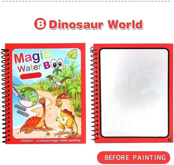 Magic Water Coloring Book For Kids. (random Color) - image 4