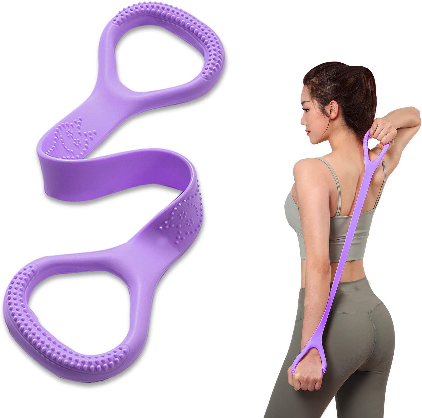Resistance Band, Arm Back Shoulder Exercise Elastic Rope Stretch Fitness Band