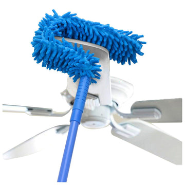 Flexible Fan Cleaning Duster for Multi-Purpose Cleaning with Long Rod