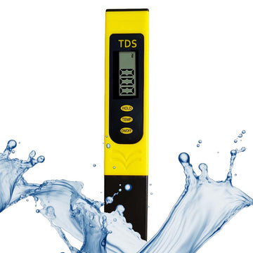 TDS Meter Water Tester Pen, 0-9990ppm Range with Alloy Probe, ±2% Accuracy for Aquaculture
