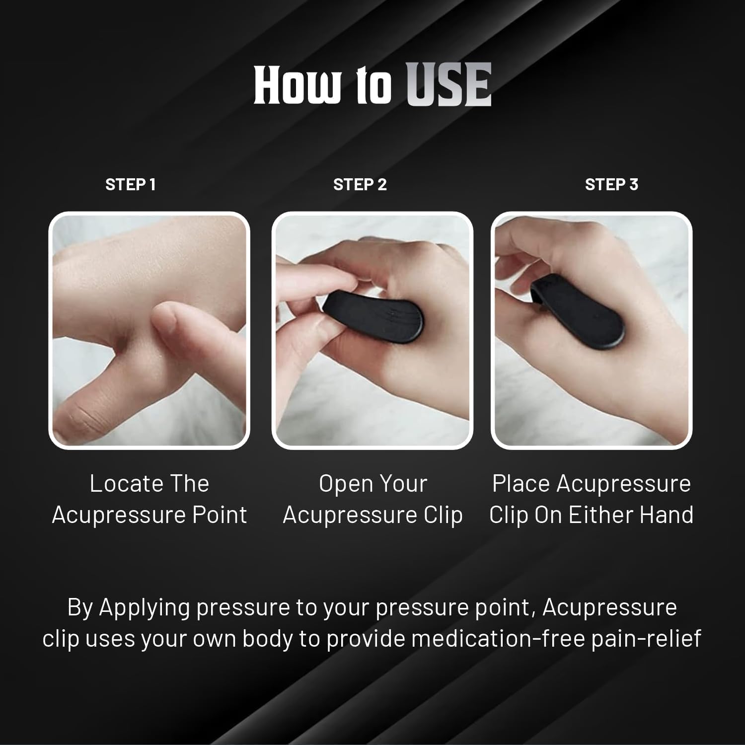 Sugar Control Acupressure Clip for Diabetics Sugar Control