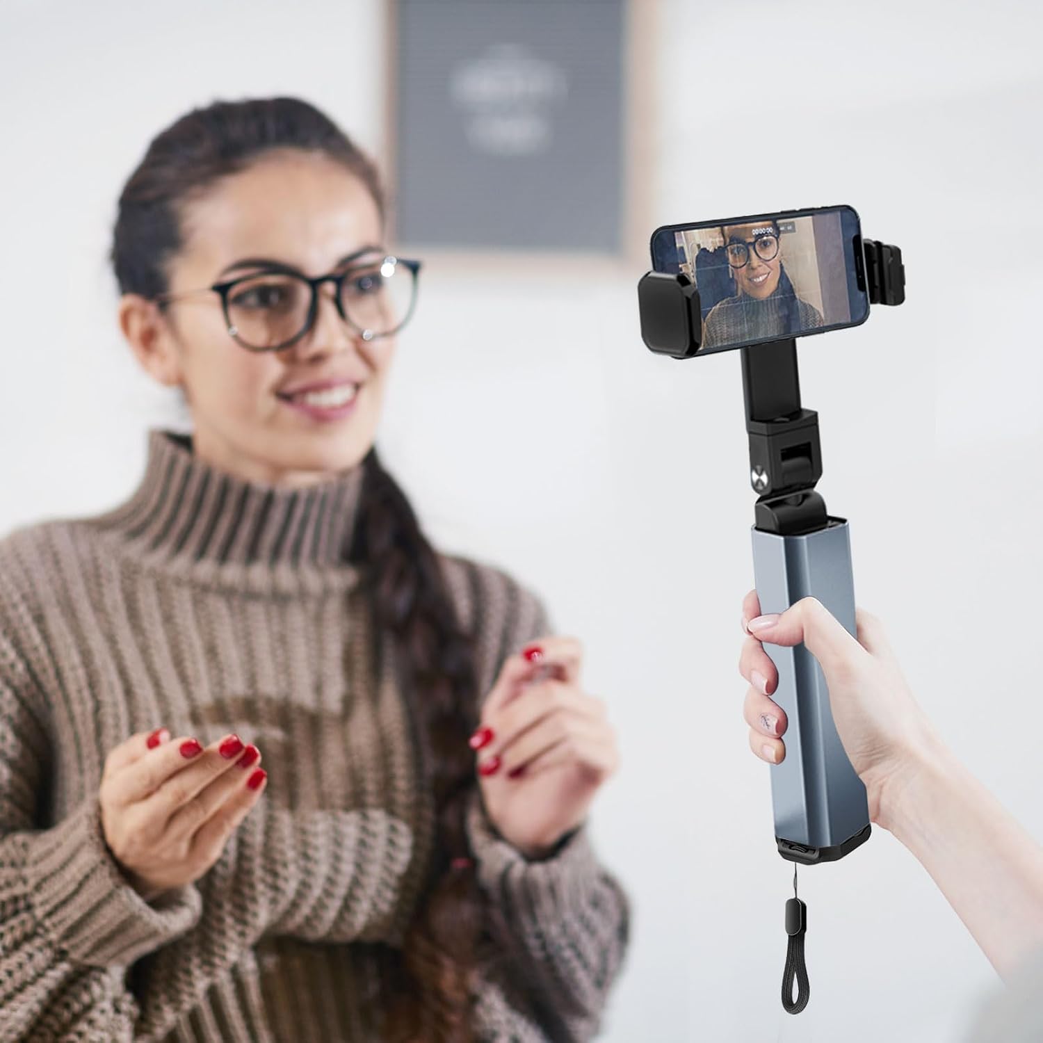 Portable Airplane Phone Holder – Universal 360° Rotating Travel Phone Mount | Hands-Free Phone Stand for Flight, Desk & Table