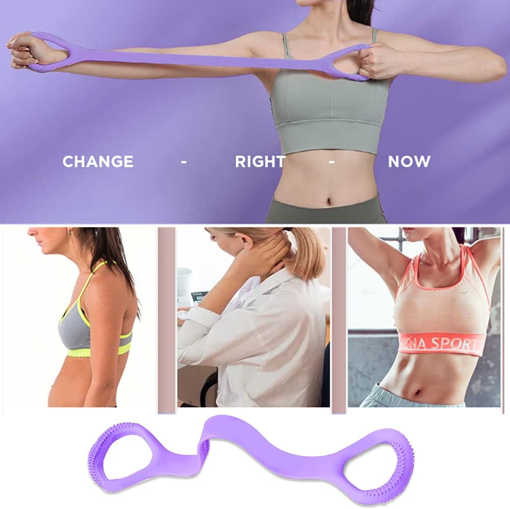 Resistance Band, Arm Back Shoulder Exercise Elastic Rope Stretch Fitness Band