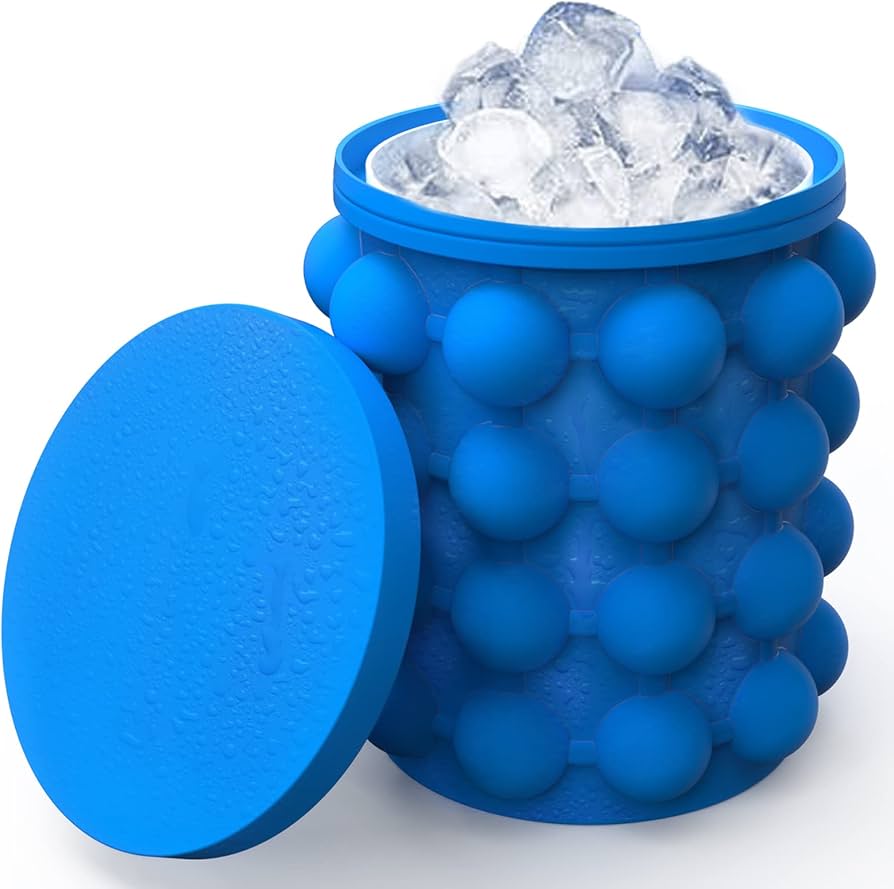 2 in 1 Large Silicone Ice Cube Maker