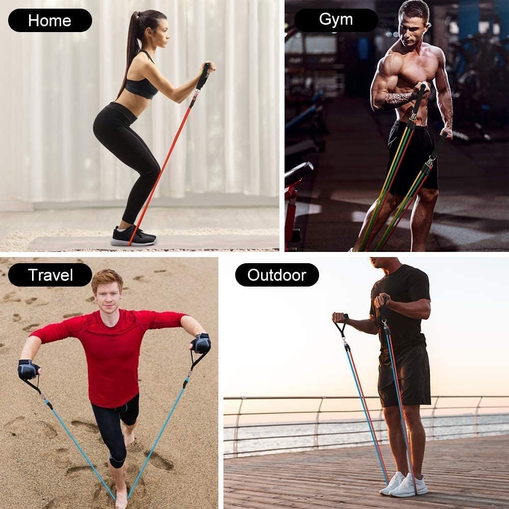 Resistance Bands Set, for Training,Home Workouts 11PCS Set