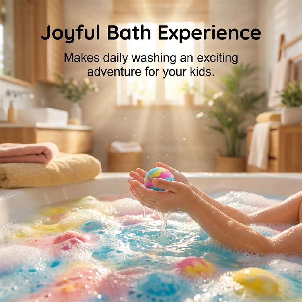 Bath Bombs with Surprise Spring Inside