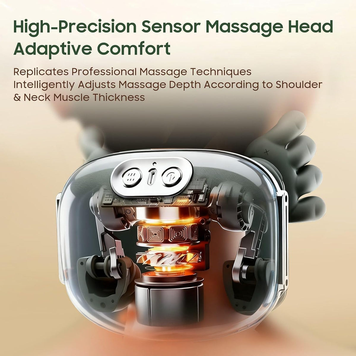 4D Cordless Neck & Shoulder Massager with Heat | SP Dealz