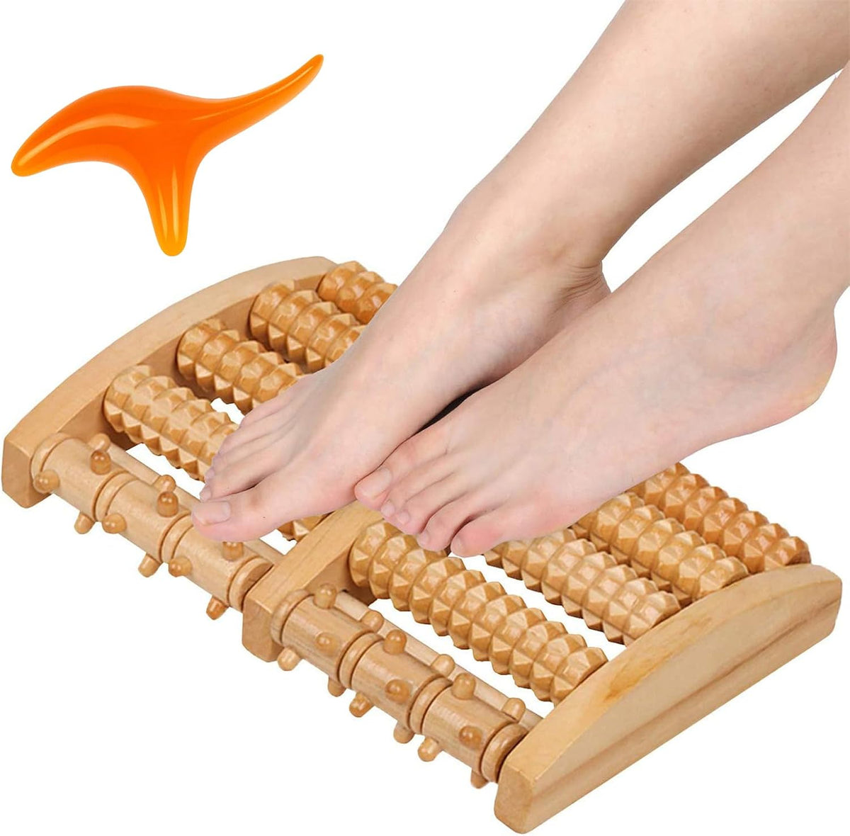 Wooden Foot Massage Roller