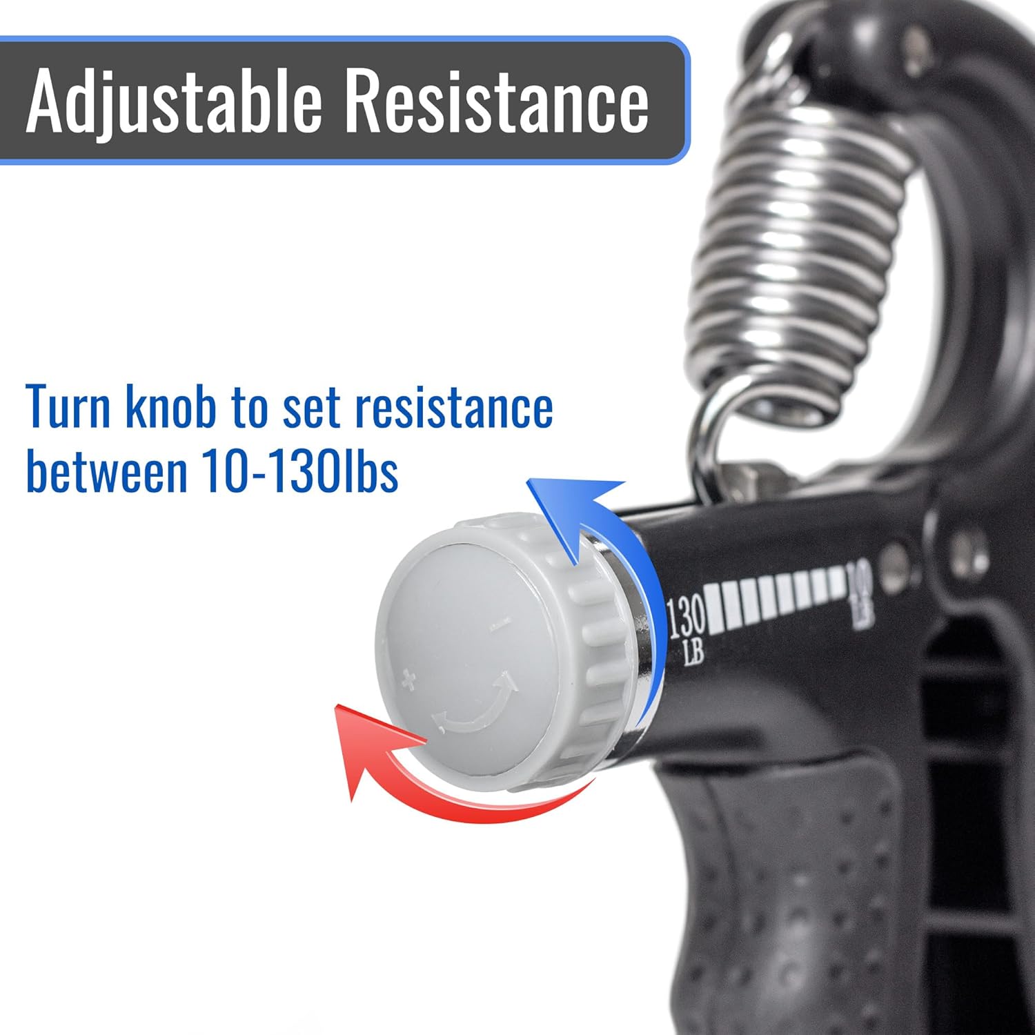 Hand Exercise Grip Strengtheners with Adjustable Weight Resistance