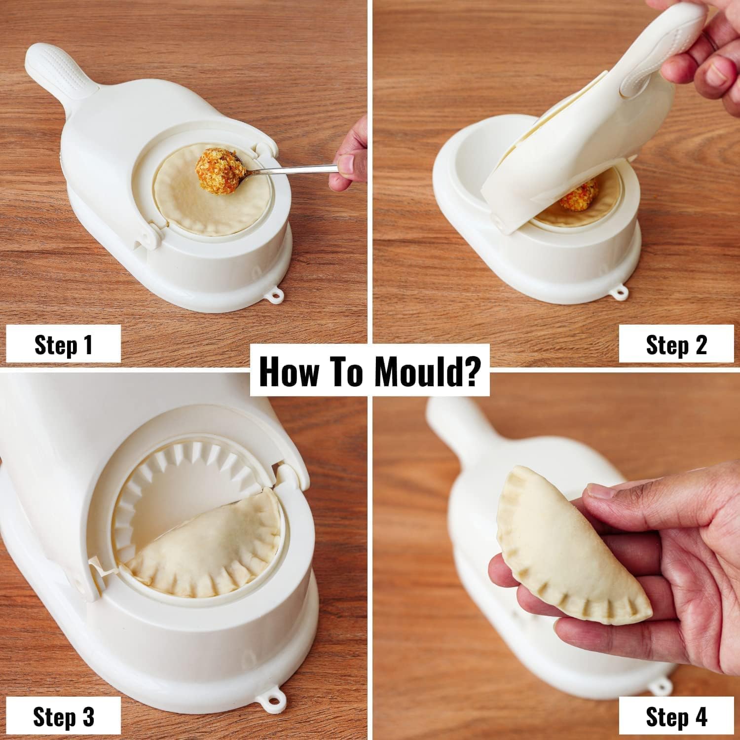 2 in 1 Dumpling and Samosa Press, Momo Maker, Gujiya Maker Machine, Momo Maker Machine. - image 8