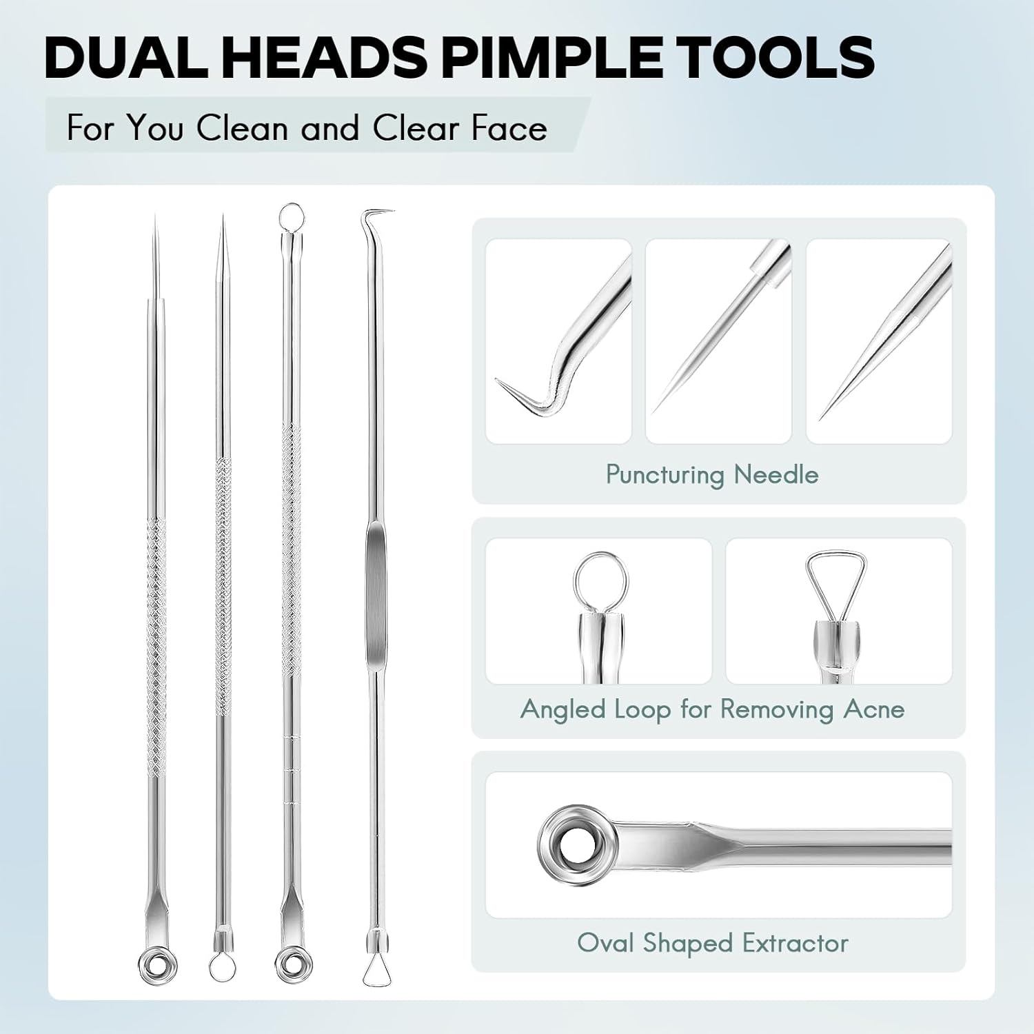 Blackhead Remover Pimple Popper Tool Kit
