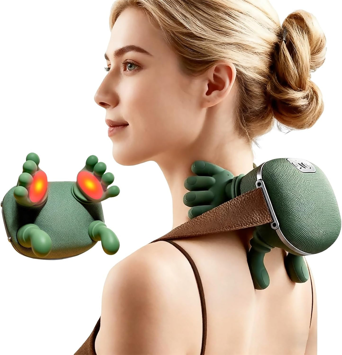 4D Cordless Neck & Shoulder Massager with Heat | SP Dealz