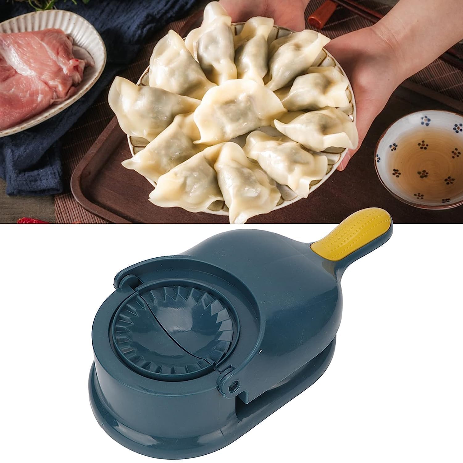 2 in 1 Dumpling and Samosa Press, Momo Maker, Gujiya Maker Machine, Momo Maker Machine. - image 5