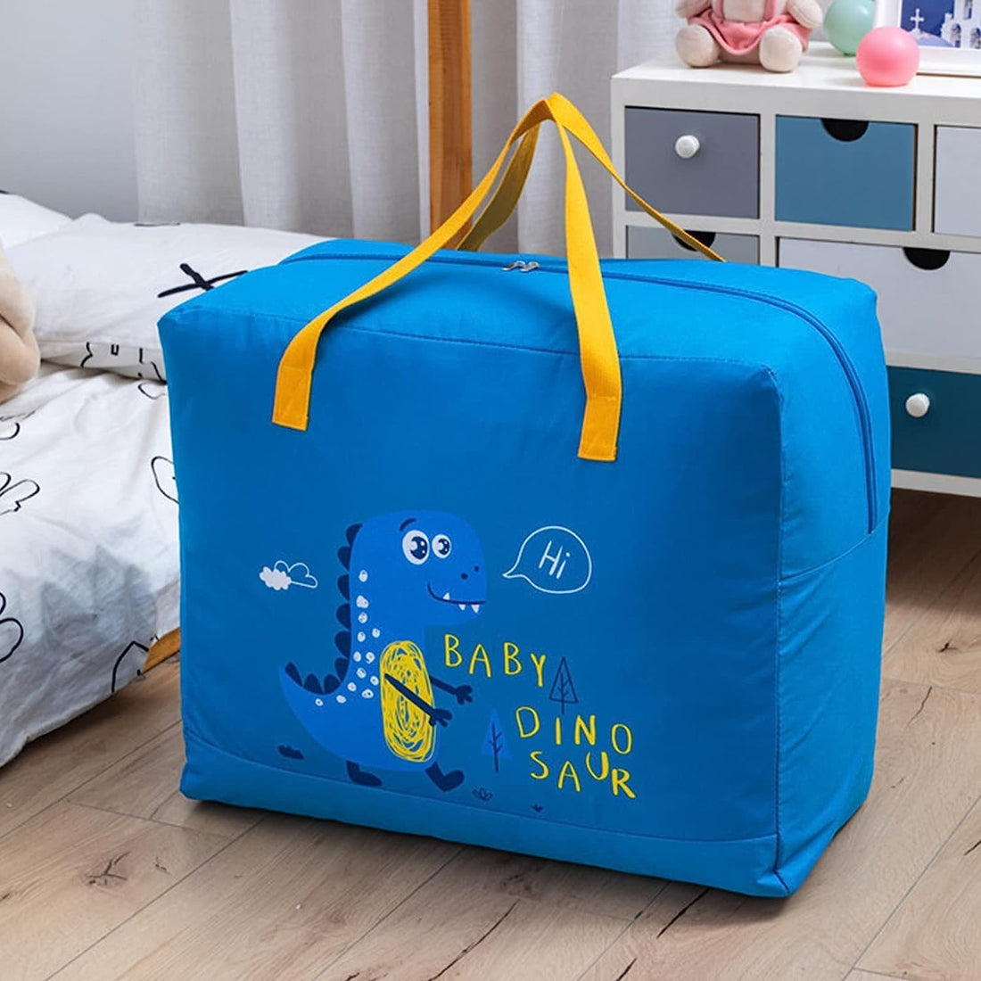 Clothes Storage Bags with Zipper and Handle, Space Saving Closet Bags