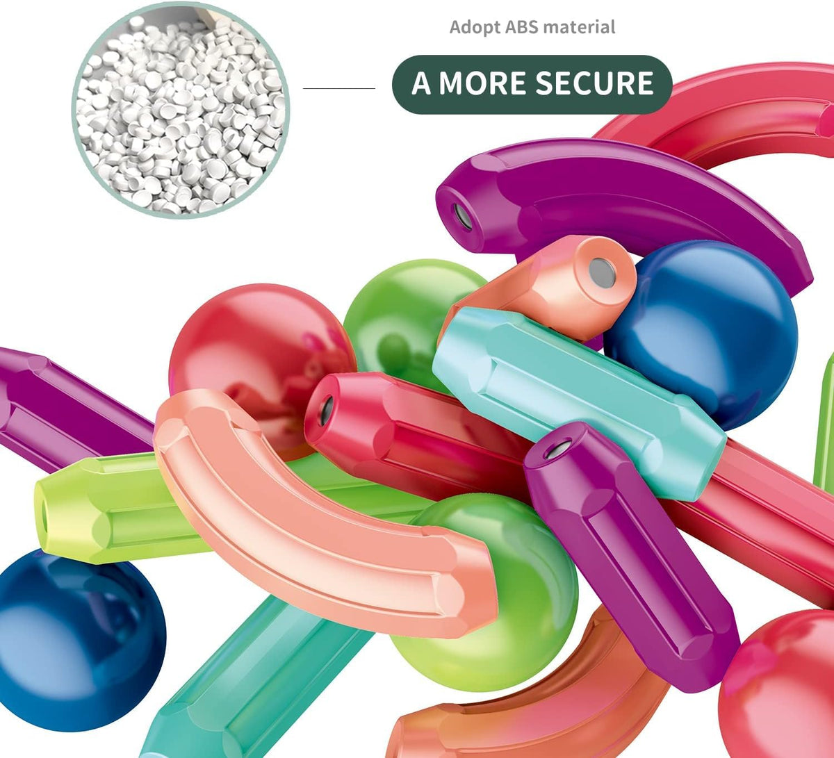 Magnetic Rods Building Blocks | Magnetic Construction Toy for Kids