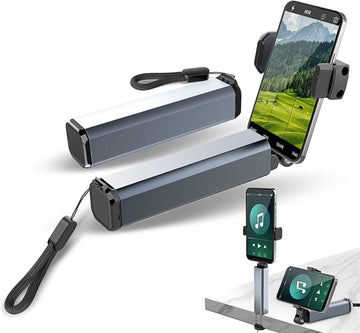 Portable Airplane Phone Holder – Universal 360° Rotating Travel Phone Mount | Hands-Free Phone Stand for Flight, Desk & Table