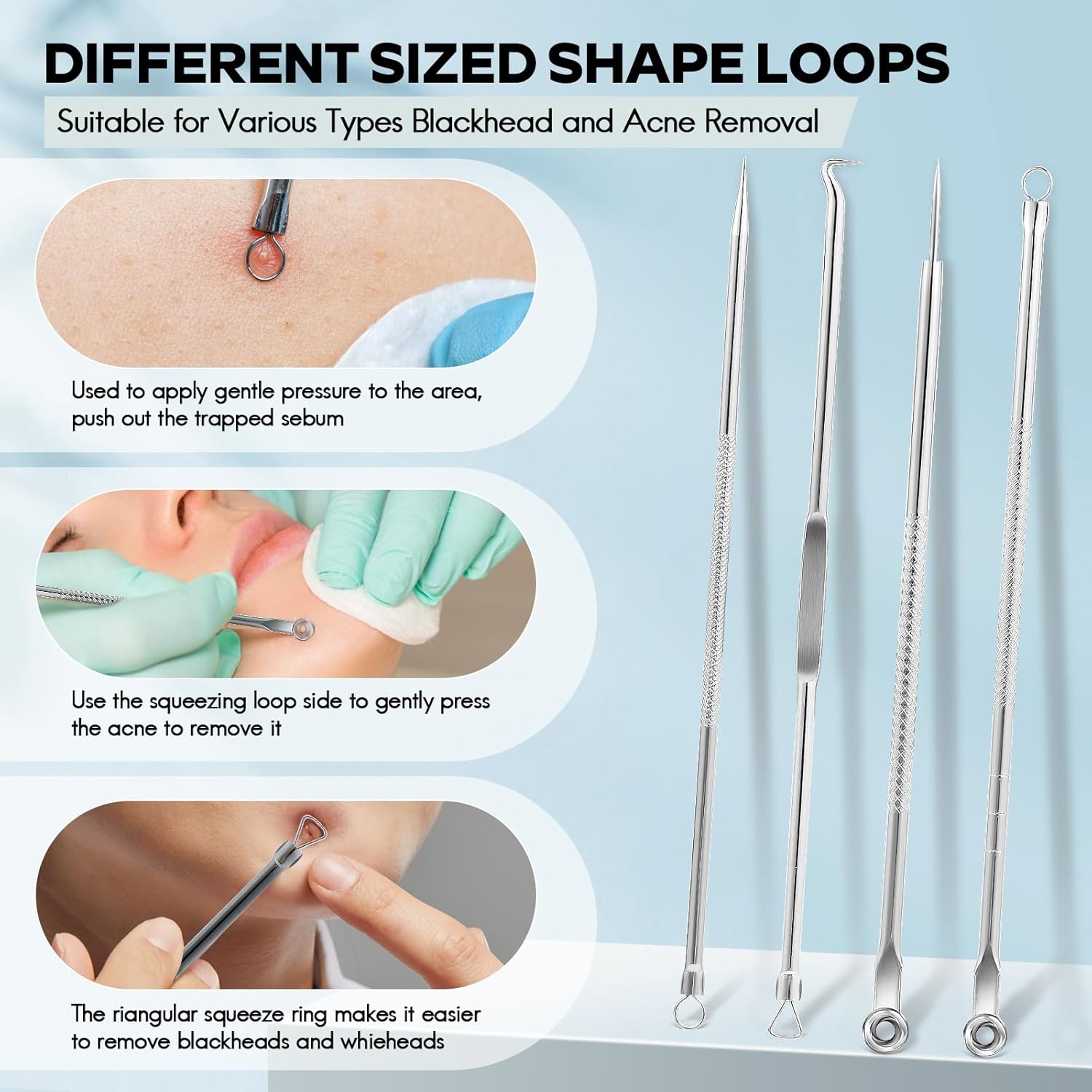 Blackhead Remover Pimple Popper Tool Kit