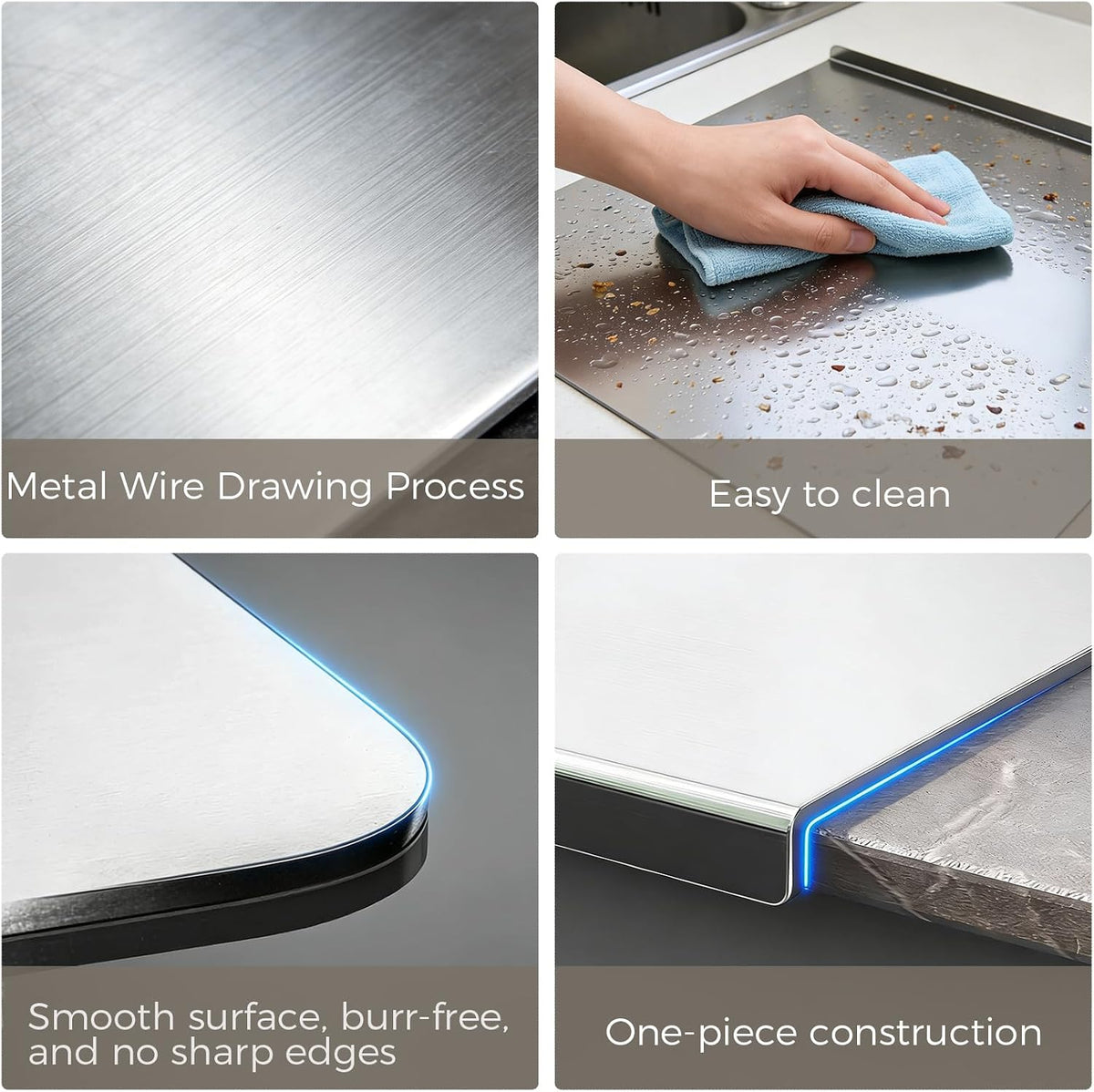 Stainless Steel Cutting Board | Durable Metal Chopping Board
