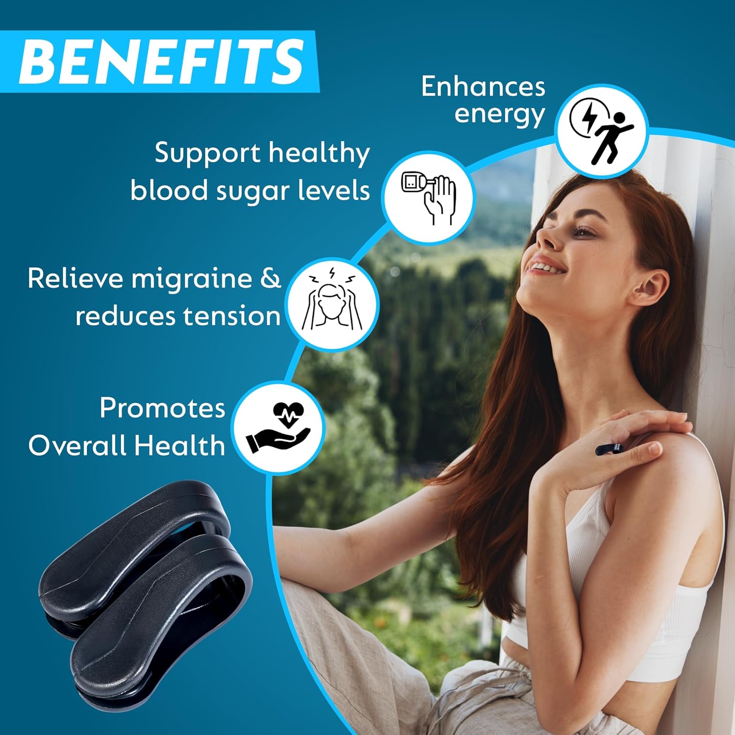 Sugar Control Acupressure Clip for Diabetics Sugar Control