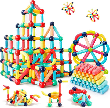 Magnetic Rods Building Blocks | Magnetic Construction Toy for Kids