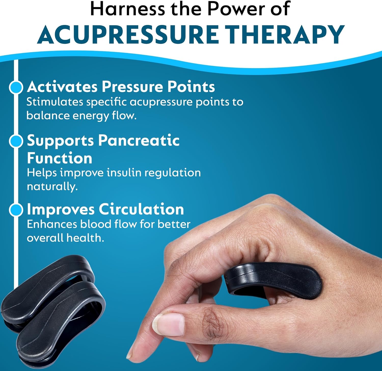 Sugar Control Acupressure Clip for Diabetics Sugar Control