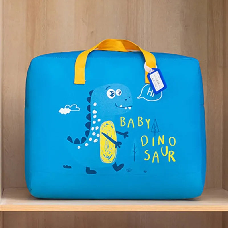 Clothes Storage Bags with Zipper and Handle, Space Saving Closet Bags
