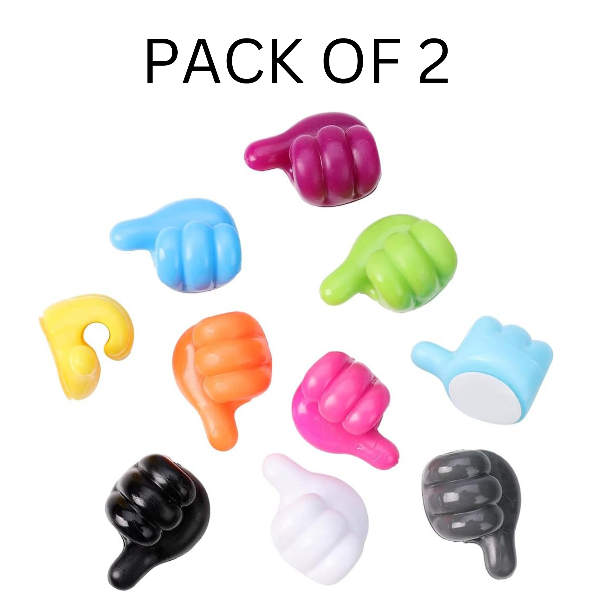Self Adhesive Silicone Thumbs Up Wall Hooks