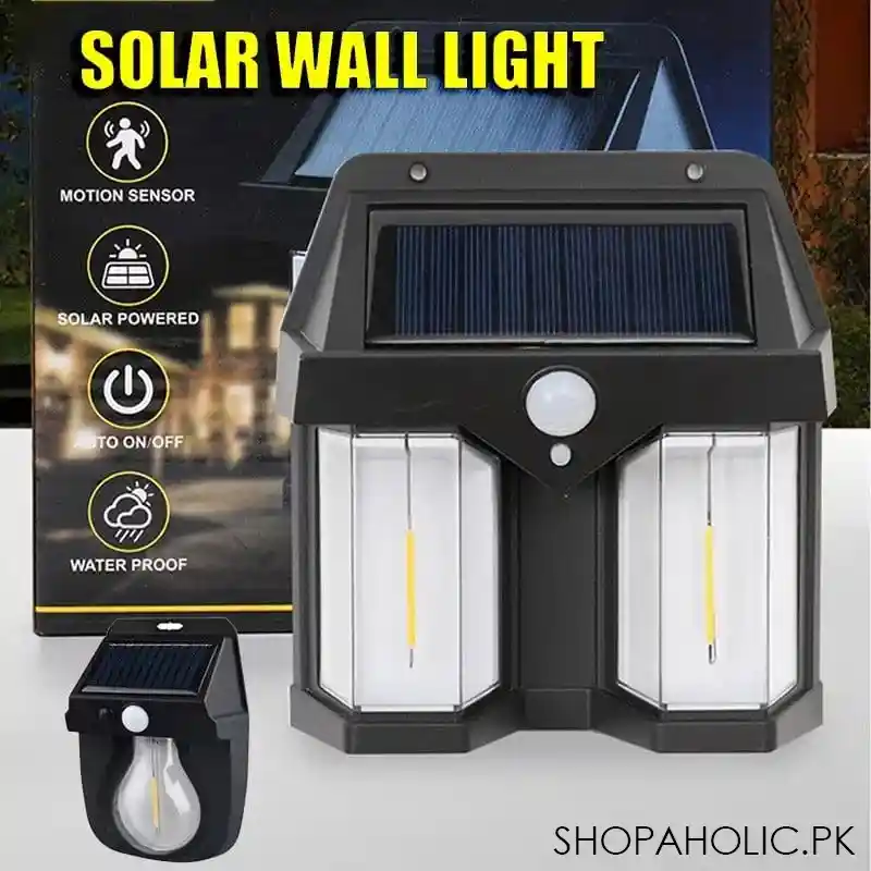 Human Body Induction Light Solar Senser Light Operated Outdoor Wall Lamps Home Decorative Wall Lamp - image 7
