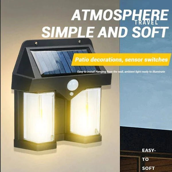 Human Body Induction Light Solar Senser Light Operated Outdoor Wall Lamps Home Decorative Wall Lamp - image 4
