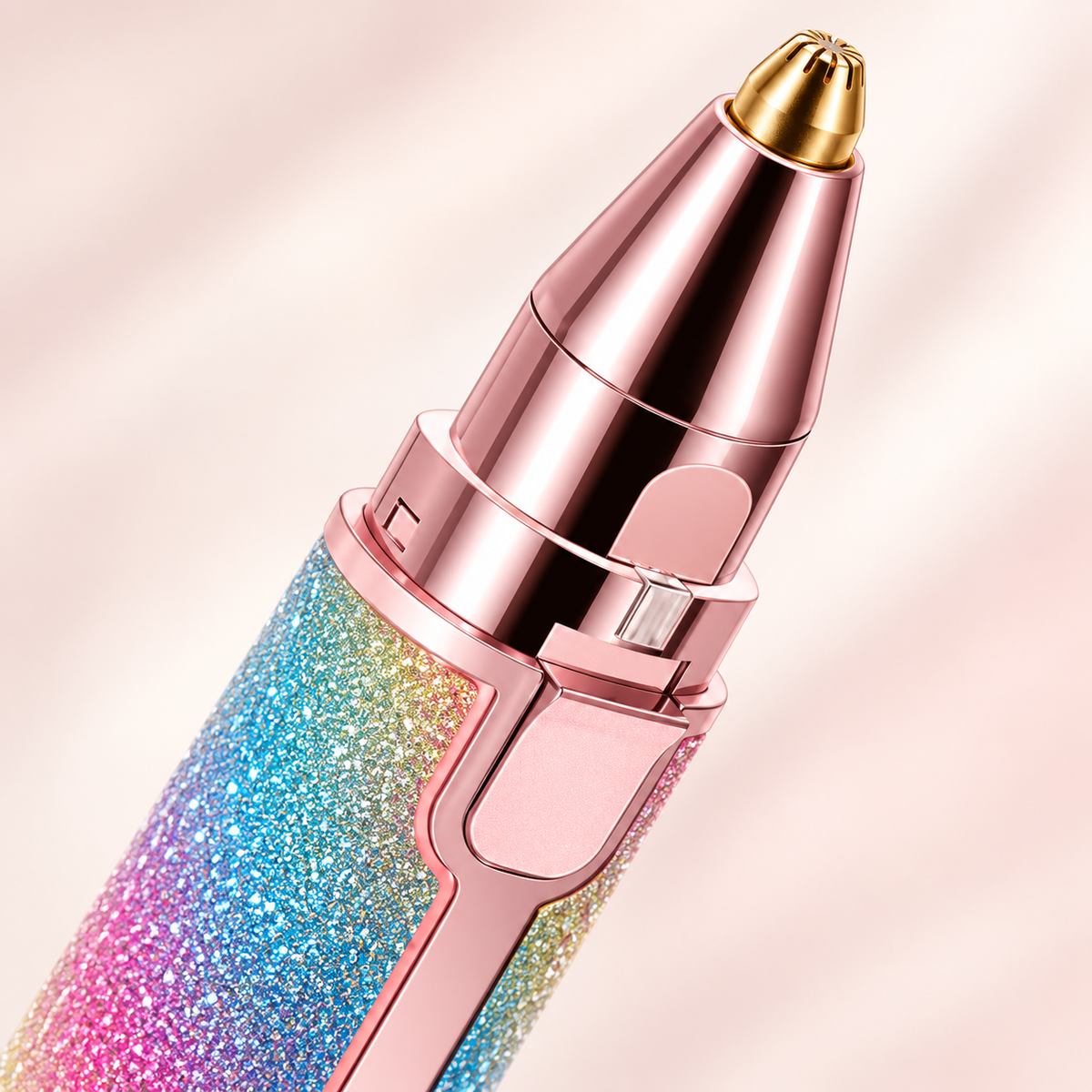 2 in 1 Flawless Eyebrow & Facial Hair Trimmer – USB Rainbow