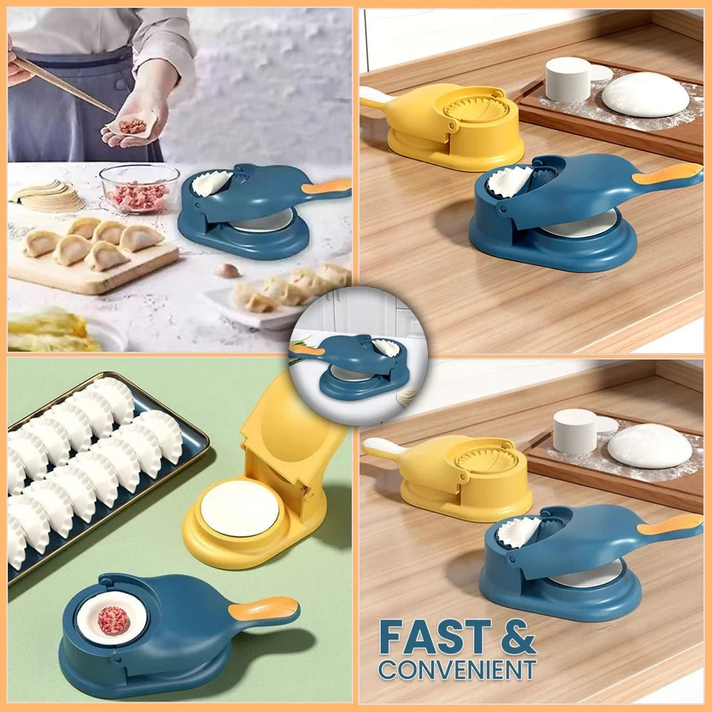 2 in 1 Dumpling and Samosa Press, Momo Maker, Gujiya Maker Machine, Momo Maker Machine. - image 3
