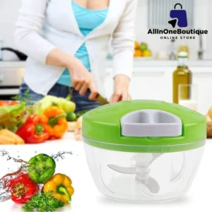 Easy Spin Quick Cutter - Hand Meat Grinder Mixer Food Processor Food Processer, (Multi Color)