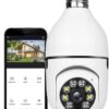 360 wireless Wi-Fi panoramic bulb camera