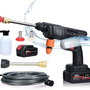 Wash Your Car at Home in Minutes - No Expensive Service Needed 💦      Powerful 30Bar Pressure Gun with Battery - Clean Cars, Bikes, Solar Panels & More!