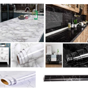 Marble foil sheet for kitchen, kitchen wallpaper sheet, wallpaper stickers for kitchen